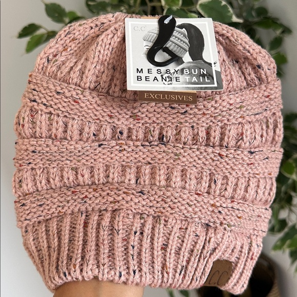 C.C Accessories - C.C Indi Pink Knit Beanie